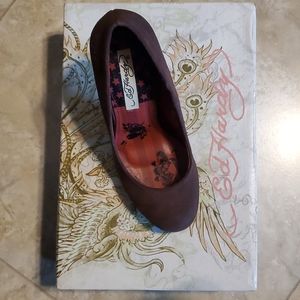 New- Ed Hardy Suede High Heeled 😍 Pumps